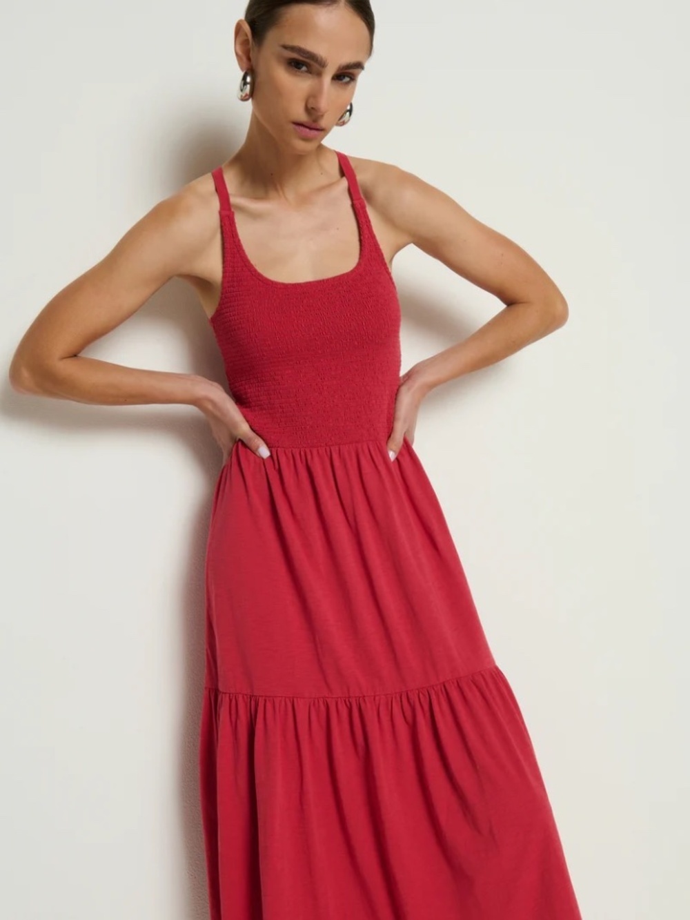 Nation Los Angeles NWT Penelope Cross Back Dress - Picture 10 of 15